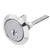 Satin Chrome / Keyed to Differ (E)