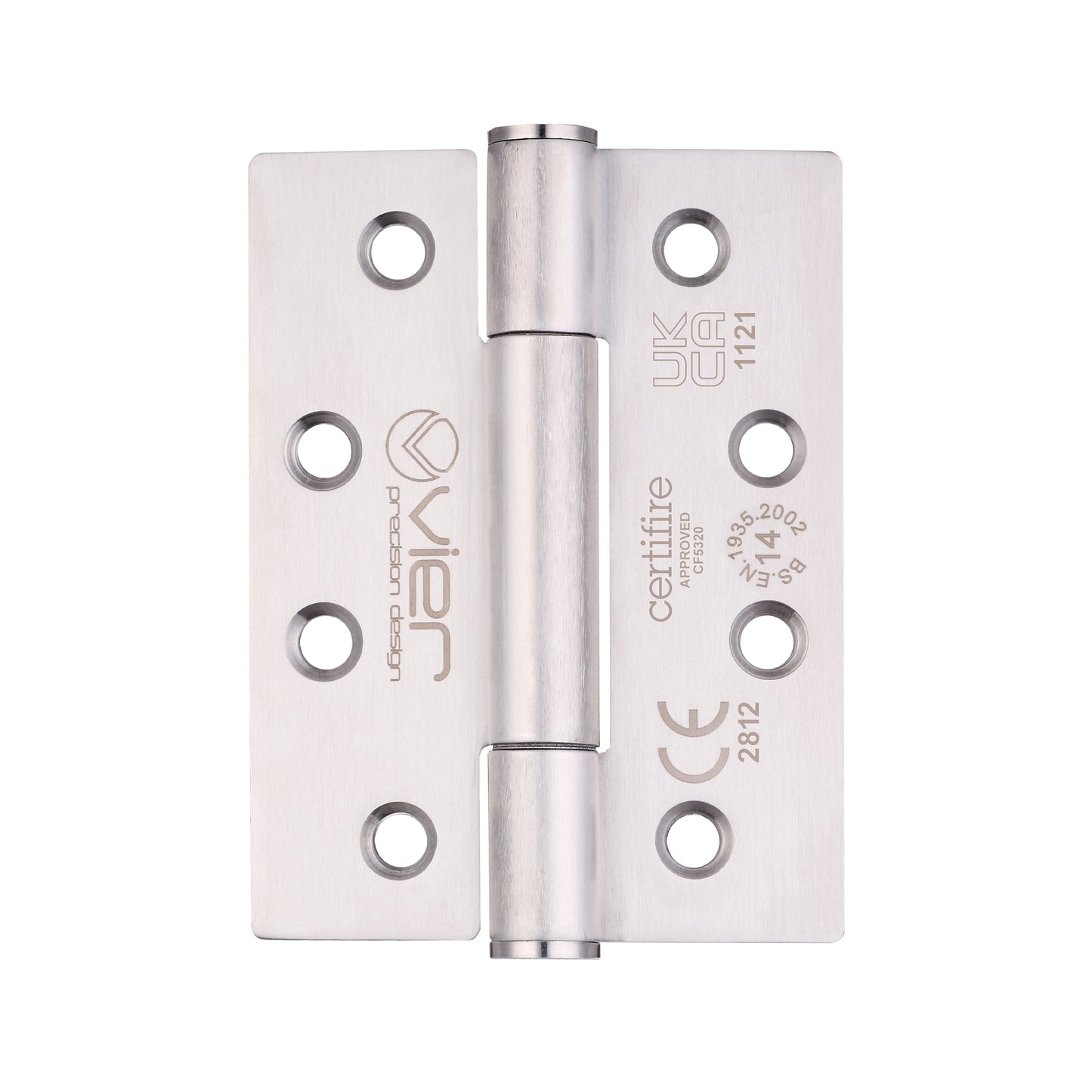 Grade 14 Concealed Bearing Hinge Stainless Steel - Grade 201 - 102 x 76 x 3mm