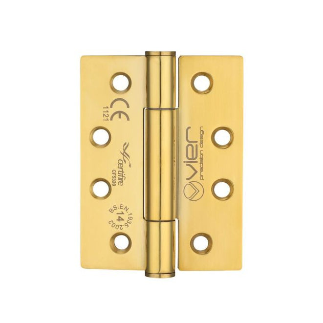 Grade 14 High Concealed Knuckle Squared Hinges - 102mm x 76mm x 3mm