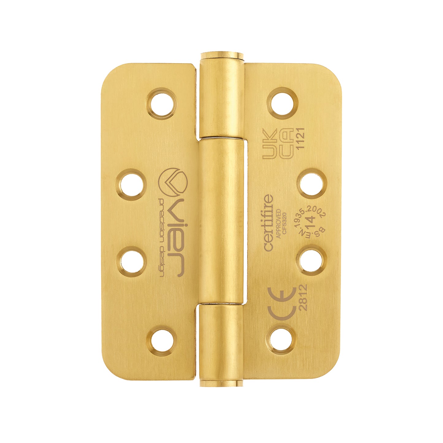 Grade 14 Concealed Bearing Hinge Radius - 102 x 76 x 3mm