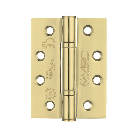 Grade 14 Low Maintenance Hinges – 102 x 76 x 3.4mm Square Profile PVD