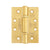 Square Profile / PVD Satin Brass