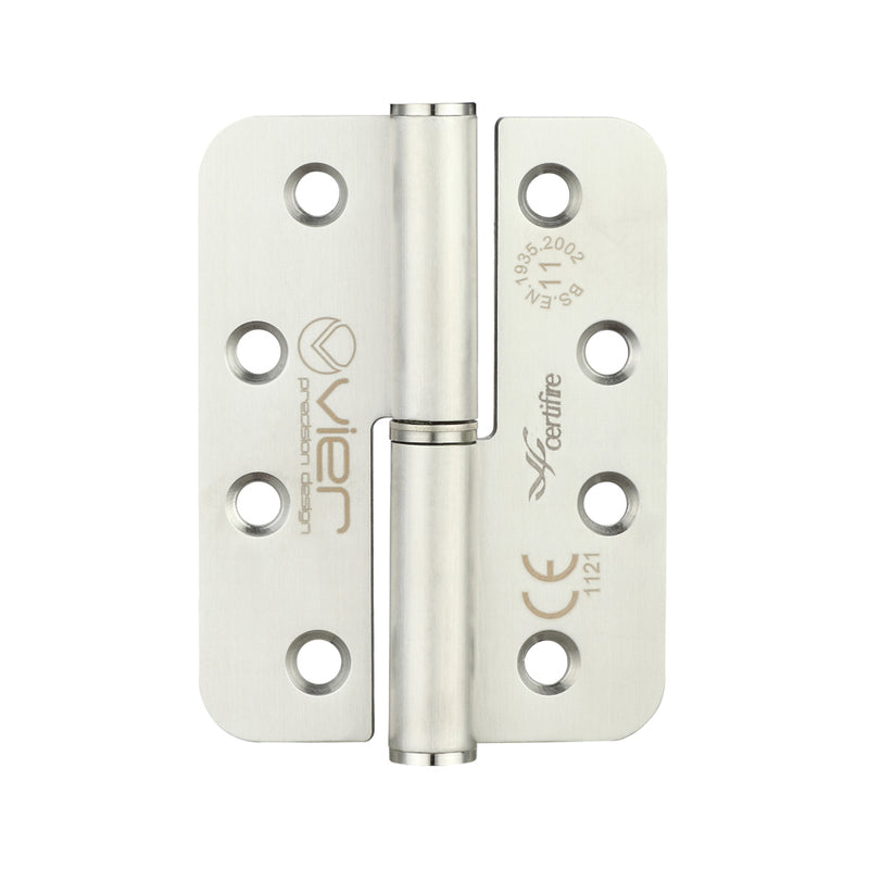 Grade 11 Lift Off Hinge Stainless Steel - Radius - Grade 201 - 102 x 76 x 3mm