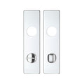 Spare Push on Bathroom Backplate for Aluminium including the Turn and release