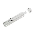 Zoo Hardware Surface Bolt 150mm in polished chrome, featuring a sleek design with a round knob and a removable bolt component for added functionality.