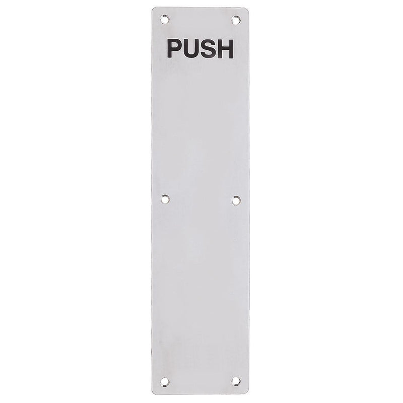 Finger Plate - Push (Radius) 75mm x 350mm