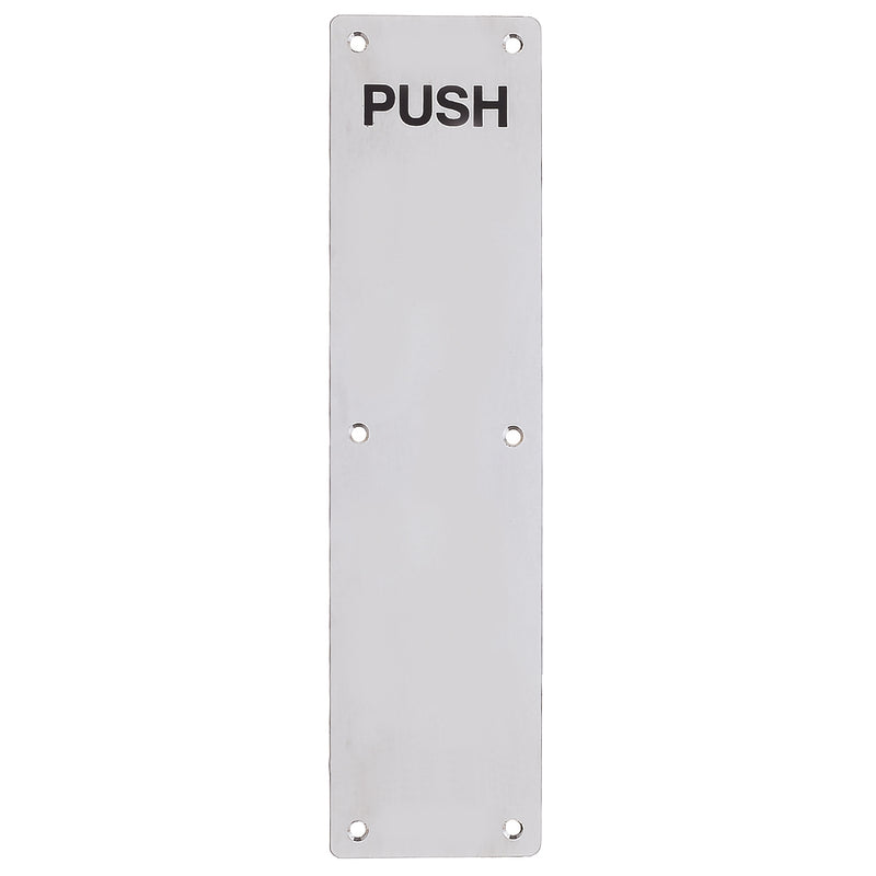 Finger Plate - Push (Radius) 75mm x 300mm