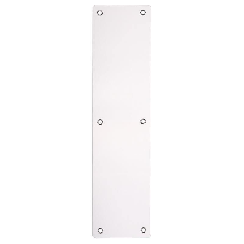 Finger Plate - Blank (Rounded Corner) 75mm x 300mm