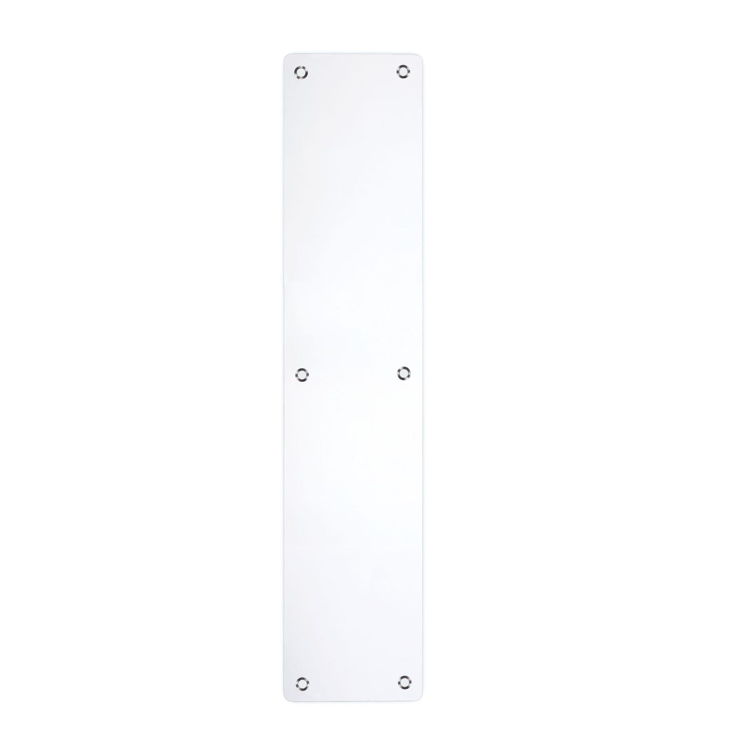 Finger Plate - Blank (Rounded Corner) 75mm x 350mm