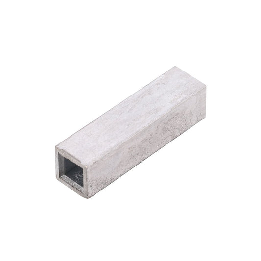 Zoo Hardware Adaptor Sleeve in a silver finish, designed for 5mm to 8mm fittings with a length of 30mm. The sleeve features a rectangular cross-section appropriate for various mechanical applications.