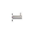 Zoo Hardware Wall-Mounted Hook on Rose — PVD Etna Bronze