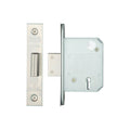 British Standard 5 Lever Deadlock – 64mm & 76mm 64mm Satin Stainless Standard Keyed Love Handles uk