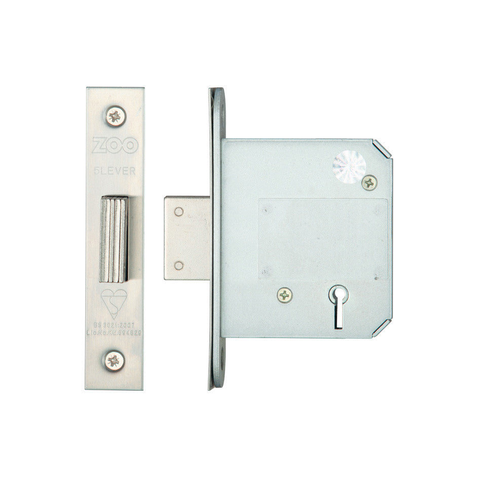 British Standard 5 Lever Deadlock – 64mm & 76mm
