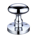 Zoo Oval Mortice Knob - 60.5mm Rose Diameter