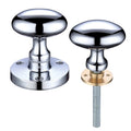 Oval Rim Knob - 60.5mm Rose Diameter