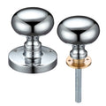 Mushroom Rim Knob - 61.5mm Rose Diameter, 52mm Diameter Knob