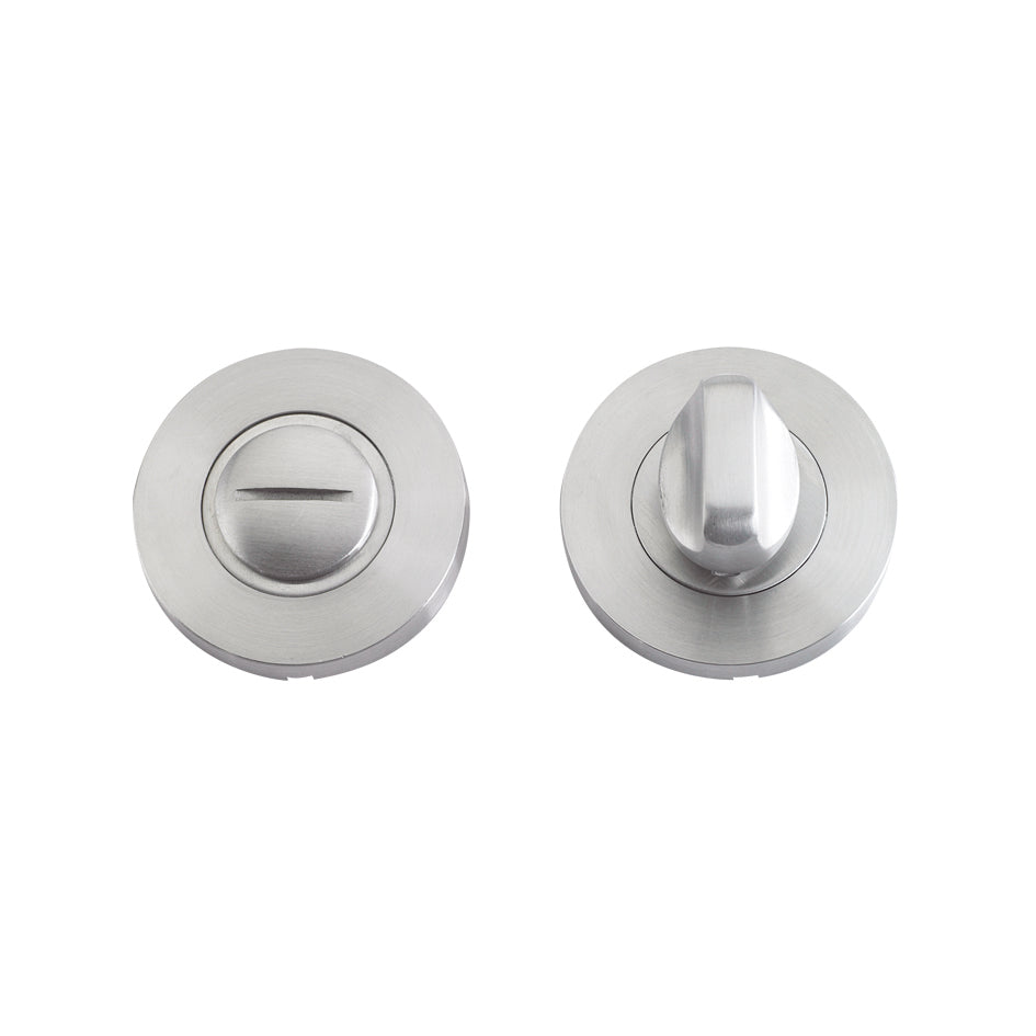 Thumb Turn and Release Complete with Escutcheons & 5mm Spindle - Grade 201