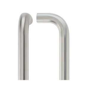22mm D Pull Handle - Grade 201 - Bolt Through Fixings