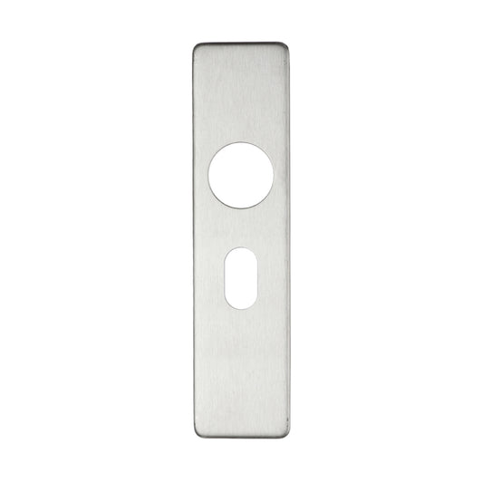 Cover Plate for 19mm RTD Lever on Short Backplate - Oval Profile 48.5mm - 45mm x 180mm