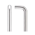 19mm D Pull Handle - 150mm Centres - Bolt Through Fixings
