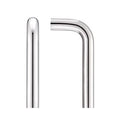 19mm D Pull Handle - 425mm Centres - Grade 304 - Bolt Through Fixings