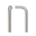 19mm D Pull Handle - 425mm Centres - Grade 304 - Bolt Through Fixings