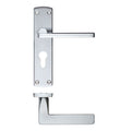 Leon Lever Euro Lock (47.5mm Centres) On Backplate