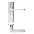 Leon Lever Lock (57mm Centres) On Backplate - 170mm x 40mm