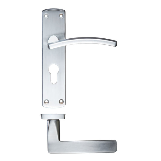 Toledo Lever Euro Lock (47.5mm c/c) On Backplate 170mm x 40mm