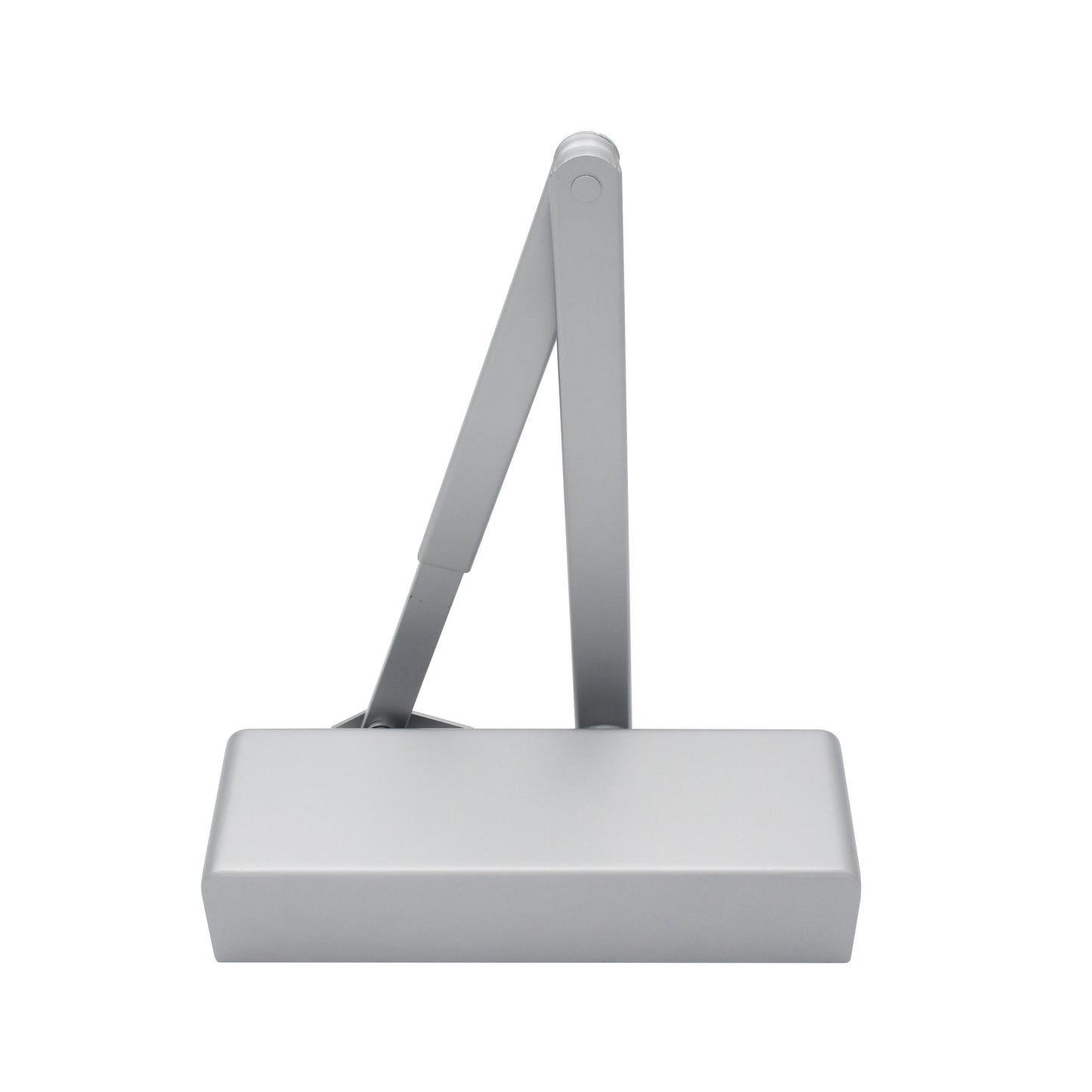 Overhead Door Closer, Power Adjustable Size 2-4 + Matching Finish Armset/Fig 6 Bracket and Semi Radius Cover