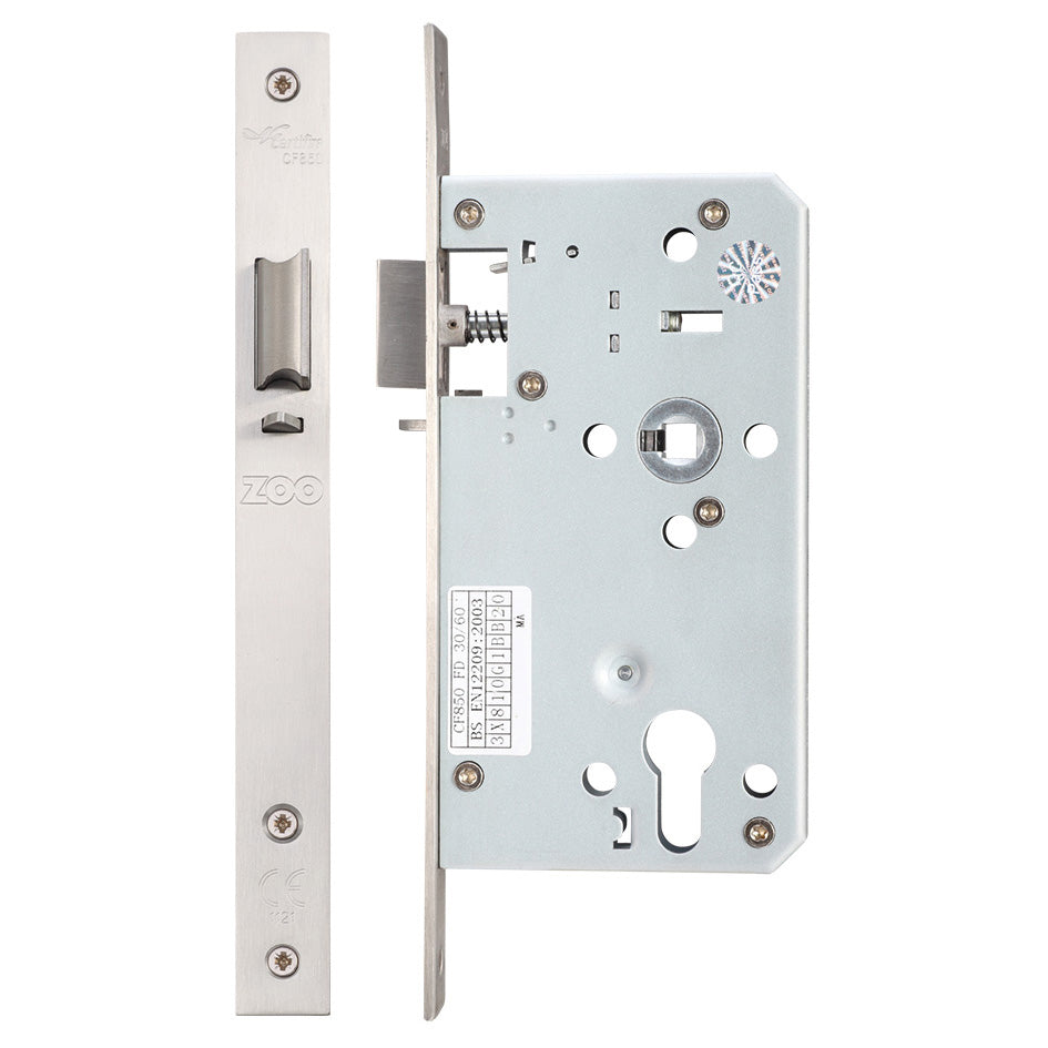 DIN Night Latch - 72mm c/c Backset 60mm