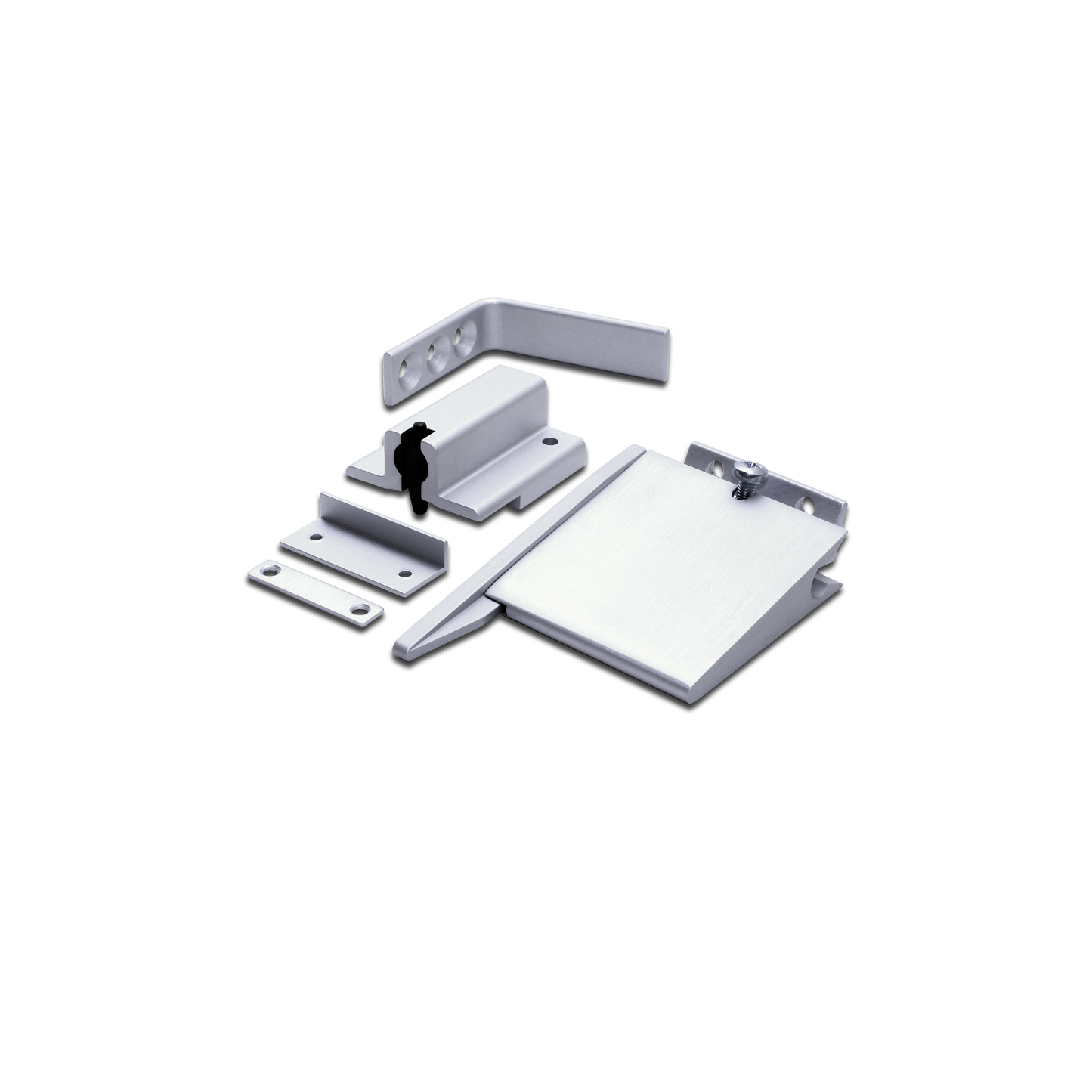 Size 3-6 Double Rebated Door Selector - Complete with 102mm Arm, Standard Rebate Catch