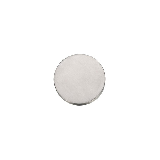 Zoo Hardware Blank Profile Escutcheon - Pairs with a round design in a brushed nickel finish, featuring a smooth surface and a durable metal construction.