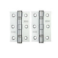 Zoo Hardware Door Hinge 2 Ball Bearing in a size of 3" x 2" x 2mm, featuring a polished finish with visible mounting holes.