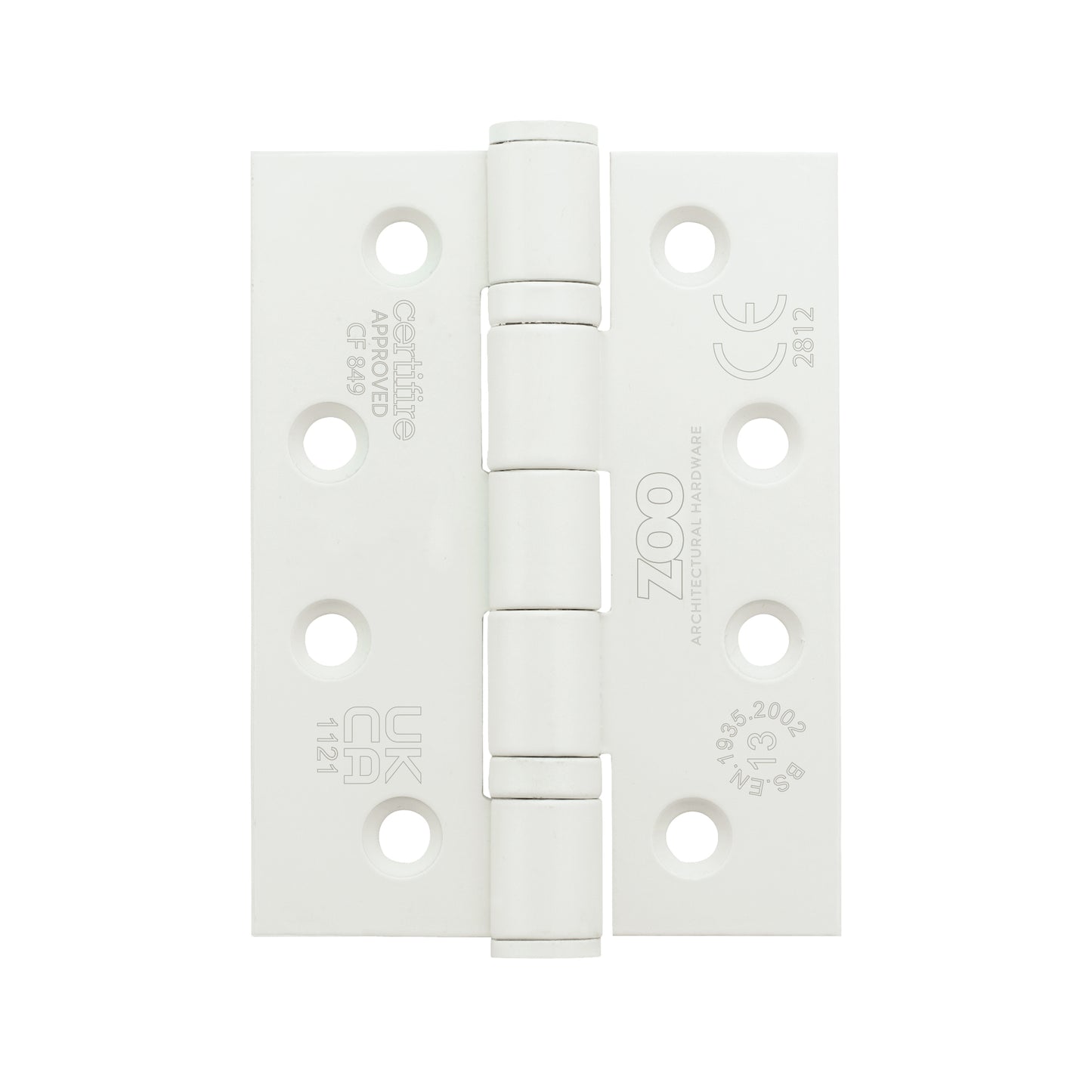 Grade 13 Hinges - Ball Bearing 102mm x 76mm x 3mm Square Corner