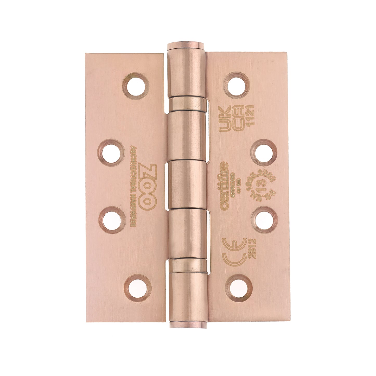 Grade 13 Hinges - Ball Bearing 102mm x 76mm x 3mm Square Corner