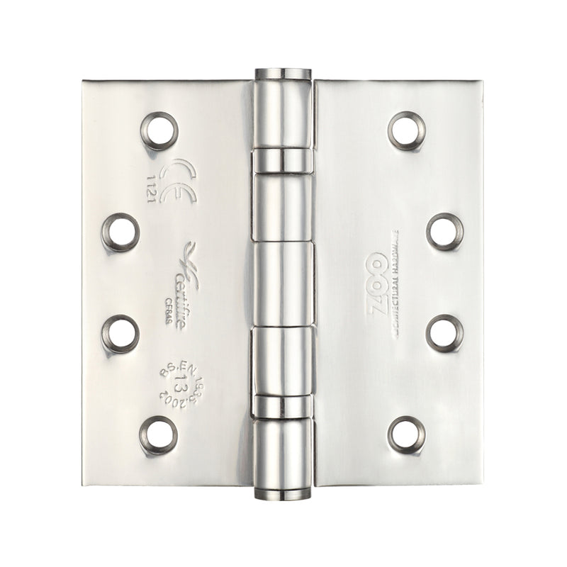 Grade 13 Ball Bearing Hinge Stainless Steel - Grade 201 - 100 x 100 x 3mm