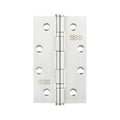 Slim Knuckle Bearing Hinge Stainless Steel - Grade 201 - 102 x 63 x 2.5mm