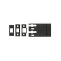 Universal Tubular Latch Intumescent Kit