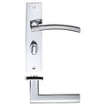 Amalfi Lever Bathroom (57mm Centres) On Backplate - 180x43mm