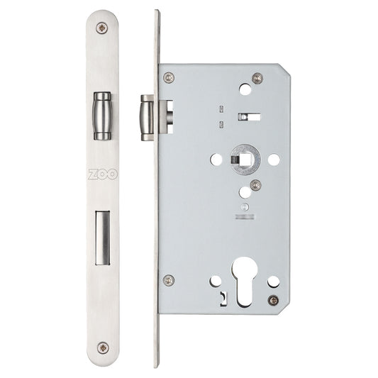Roller DIN Euro Sashlock - 72mm Centres - 60mm Backset