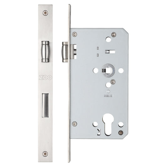 Roller DIN Euro Sashlock - 72mm Centres - 60mm Backset