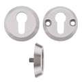 Anti-Ligature Escutcheon - Euro Profile - Satin Stainless Steel - with Torx bolt