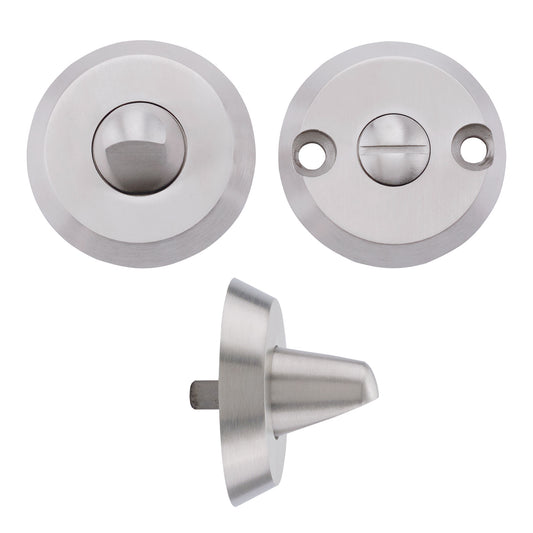 Anti Ligature Turn & release Set - 8mm Spindle - Satin St. Steel