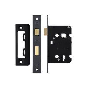 3 Lever Mortice Sashlock, 64mm - 57mm Centres, Square