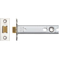 Zoo Hardware Tubular Latch 76mm — Square Forend, Satin Stainless (for Knobs)