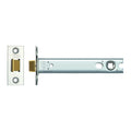 Zoo Hardware Tubular Latch 76mm — Square Forend, Satin Stainless (for Knobs)