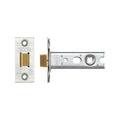 Zoo Hardware Tubular Latch 76mm — Square Forend, Satin Stainless (for Knobs)