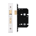 Bathroom Lock - C/W PVD Forend and Strike
