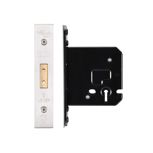 3 Lever Dead Lock - 76mm Forend and Strike - Keyed Alike